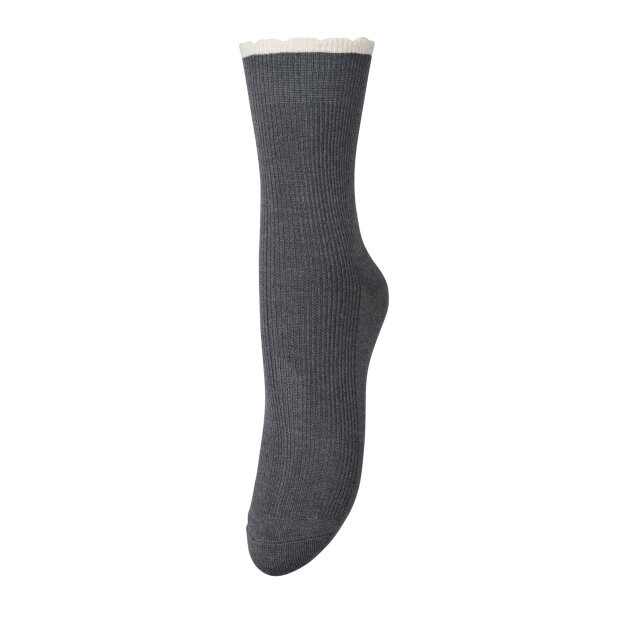 BECK SØNDERGAARD - TALULA SOCK | TURBULENCE GRAY