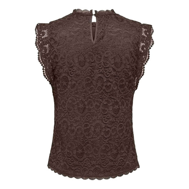 JDY - LOTAS S/L LACE TOP | BLACK OLIVE