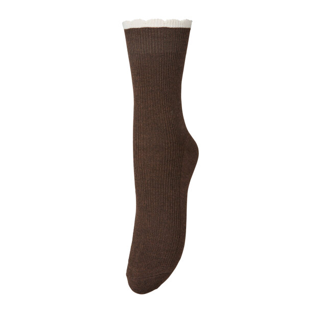 BECK SØNDERGAARD - TALULA SOCK | HOT FUDGE BROWN