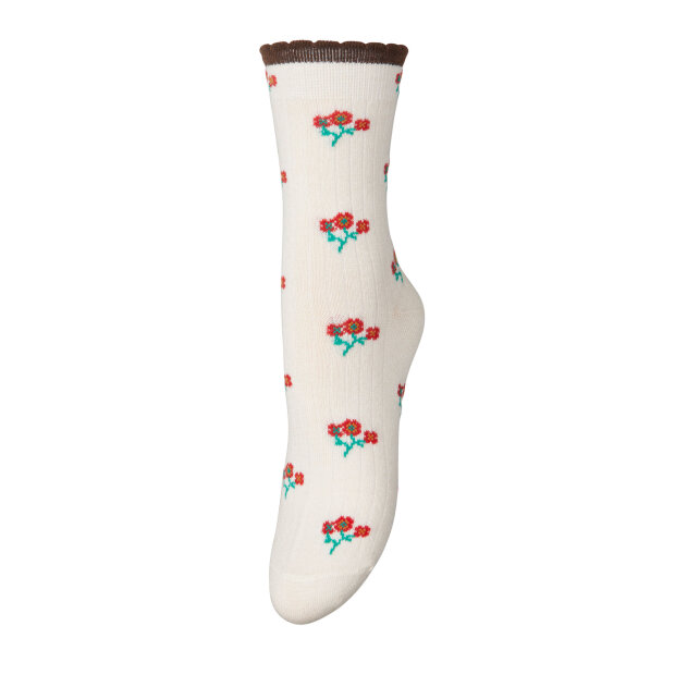 BECK SØNDERGAARD - TALULA FLOTILE SOCK | BIRCH WHITE