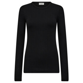 BRUUN & STENGADE - MARGRETHE REGULAR FIT TOP | BLACK