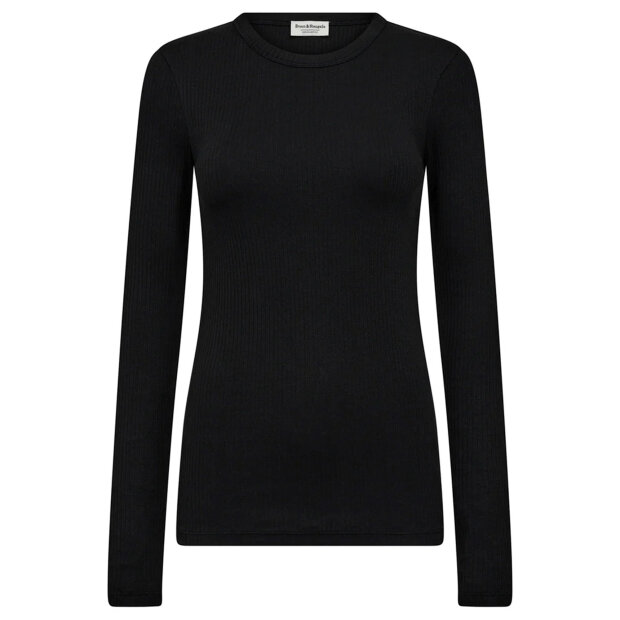 BRUUN & STENGADE - MARGRETHE REGULAR FIT TOP | BLACK