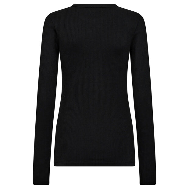 BRUUN & STENGADE - MARGRETHE REGULAR FIT TOP | BLACK