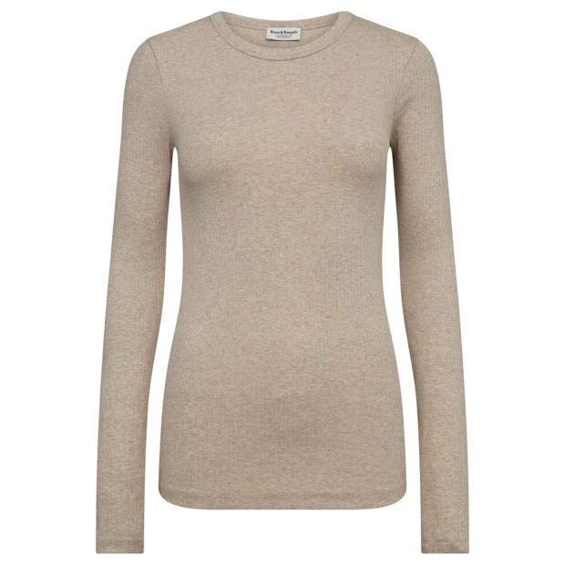 BRUUN & STENGADE - MARGRETHE REGULAR FIT TOP | SAND