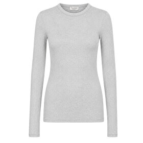 BRUUN & STENGADE - MARGRETHE REGULAR FIT TOP | LIGHT GREY
