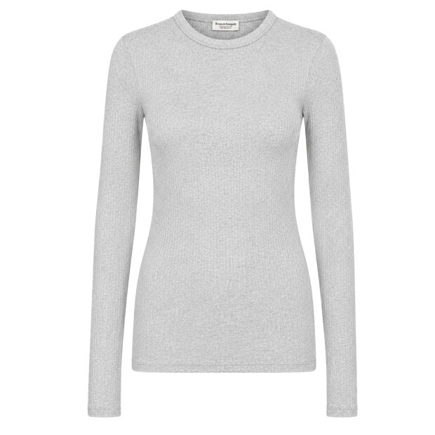 BRUUN & STENGADE - MARGRETHE REGULAR FIT TOP | LIGHT GREY