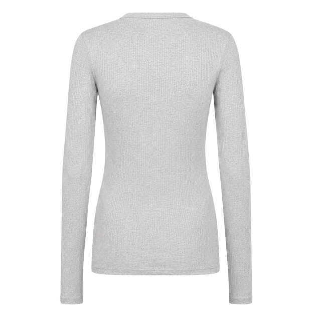 BRUUN & STENGADE - MARGRETHE REGULAR FIT TOP | LIGHT GREY