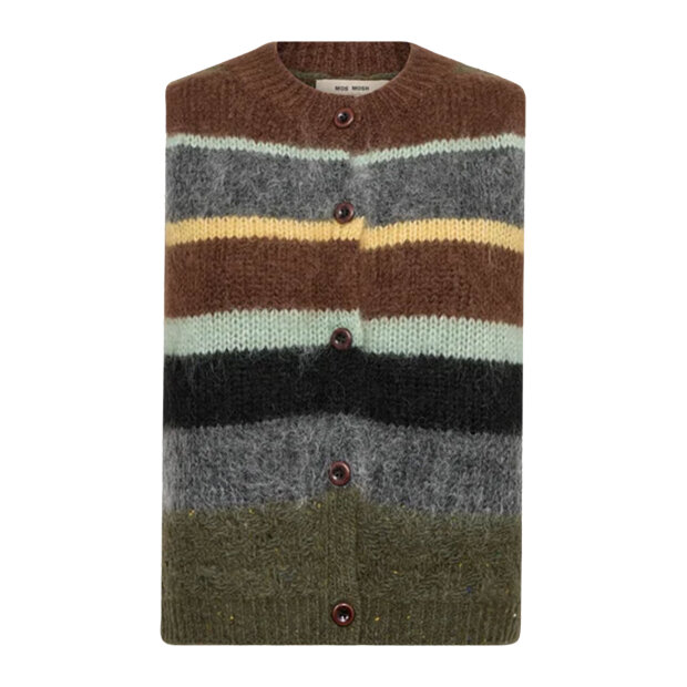 MOS MOSH - ESTI KNIT VEST | ROSIN