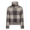 MOS MOSH - MAIJA CHECK KNIT | BLACK