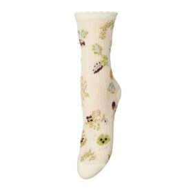 BECK SØNDERGAARD - FIORA COTTA SOCK | RUTABAGA WHITE