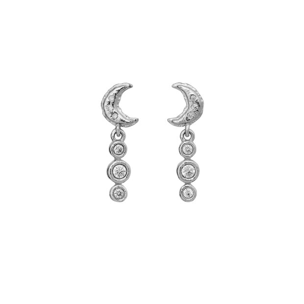 MAANESTEN - HANNAH EARRINGS | SØLV