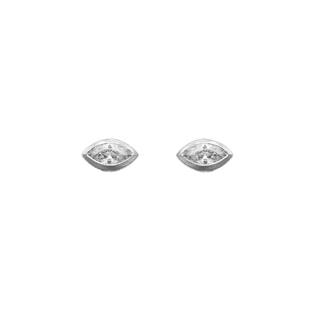 MAANESTEN - EA EARRINGS | SØLV