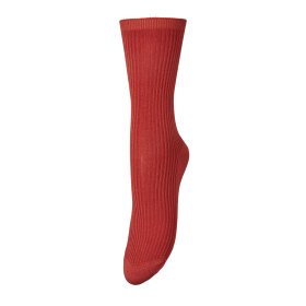BECK SØNDERGAARD - TELMA SOLID SOCK | ROOIBS ORANGE