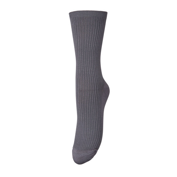 BECK SØNDERGAARD - TELMA SOLID SOCK | TURBULENCE GRAY
