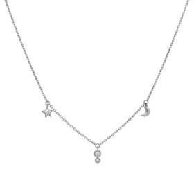MAANESTEN - EMILY NECKLACE | SØLV