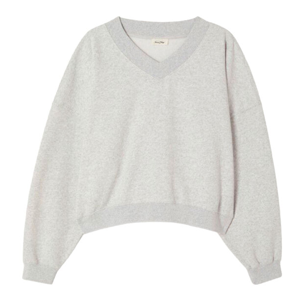 AMERICAN VINTAGE - BAPTOWN PULLOVER | GRIS CHINE