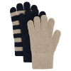 MINYMO - MAGIC GLOVES KNIT 3-PACK | DARK SAPPHIRE MINYMO - MAGIC GLOVES KNIT 3-PACK | DARK SAPPHIRE