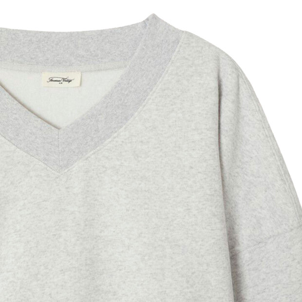 AMERICAN VINTAGE - BAPTOWN PULLOVER | GRIS CHINE