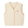 AMERICAN VINTAGE - YUPIBAM QUILTET VEST | CREME AMERICAN VINTAGE - YUPIBAM QUILTET VEST | CREME