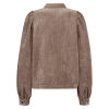 CO COUTURE - DAISY CORD SHIRT | WALNUT