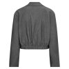 CO COUTURE - JACKY CROP BLAZER | MID GREY CO COUTURE - JACKY CROP BLAZER | MID GREY