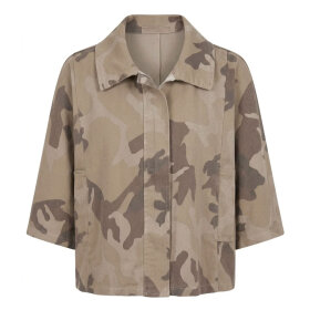 MARTA DU CHATEAU - QUARTZ JACKET | BEIGE CAMO