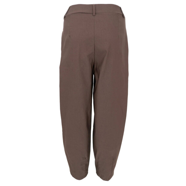 BLACK COLOUR - BEVERLY BARREL PANTS | ESPRESSO