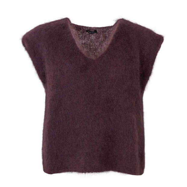 BLACK COLOUR - BJOERK PULLOVER VEST | COFFEE