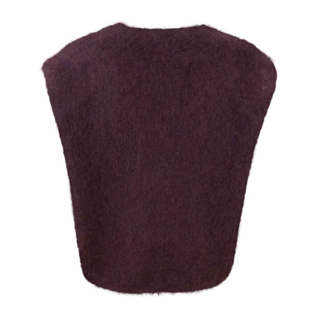 BLACK COLOUR - BJOERK PULLOVER VEST | COFFEE