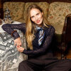 BLACK COLOUR - CECILY LACE BLOUSE | NAVY
