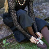 BLACK COLOUR - DAVINA BALLOON SKIRT | BLACK BLACK COLOUR - DAVINA BALLOON SKIRT | BLACK
