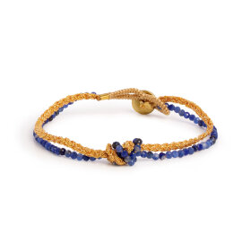 IBU JEWELS - LULU EDDY BRACELET | BLUE CHALCEDONY IBU JEWELS - LULU EDDY BRACELET | BLUE CHALCEDONY