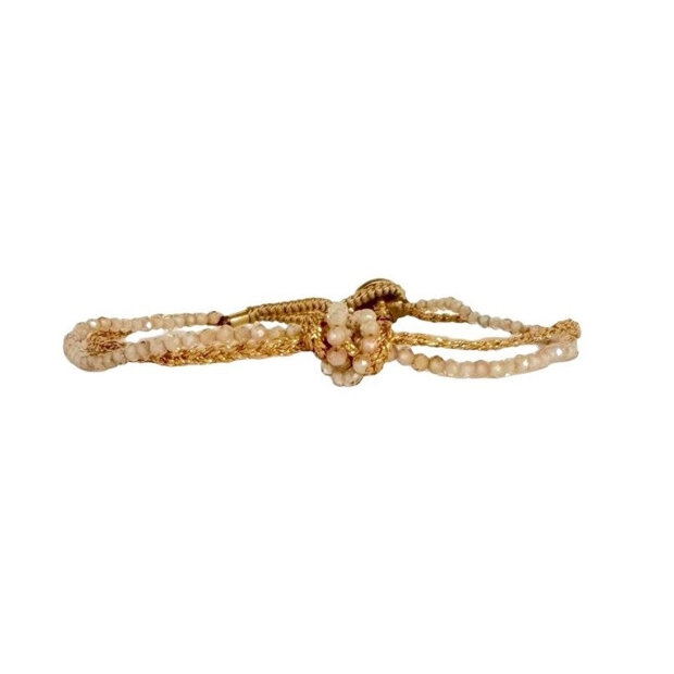 IBU JEWELS - LULU EDDY BRACELET | CHAMPAGNE QUARTZ