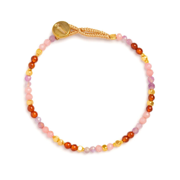IBU JEWELS - BRACELET LULU LIX MIX | MIX BROWN-ROSE