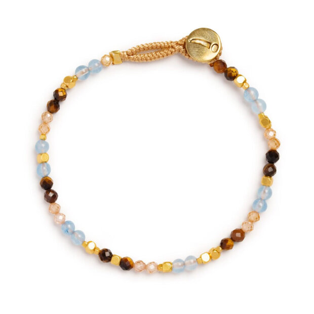 IBU JEWELS - BRACELET LULU LIX MIX | MIX BROWN-BLUE