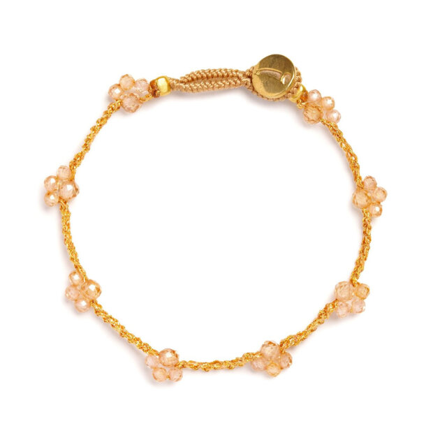 IBU JEWELS - BRACELET PIPPY PAW | CHAMPAGNE QUARTZ