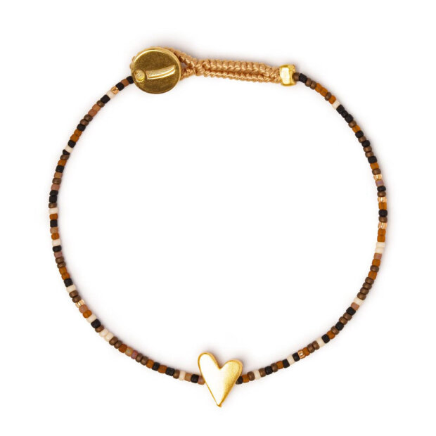 IBU JEWELS - BRACELET LULU HEART MIX | MIX BLACK