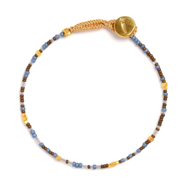 IBU JEWELS - BRACELET LULU RAINDROP MIX | MIX BROWN-BLUE