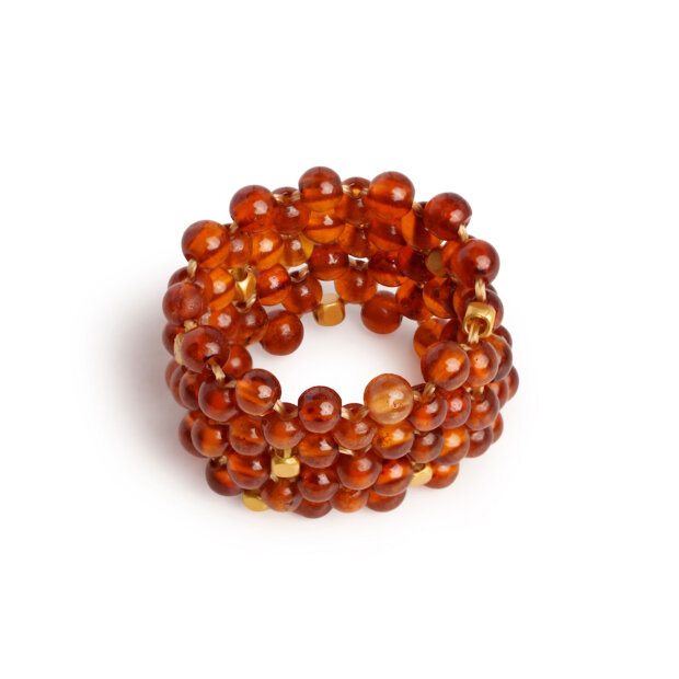 IBU JEWELS - RING BAMBI | BROWN GARNET