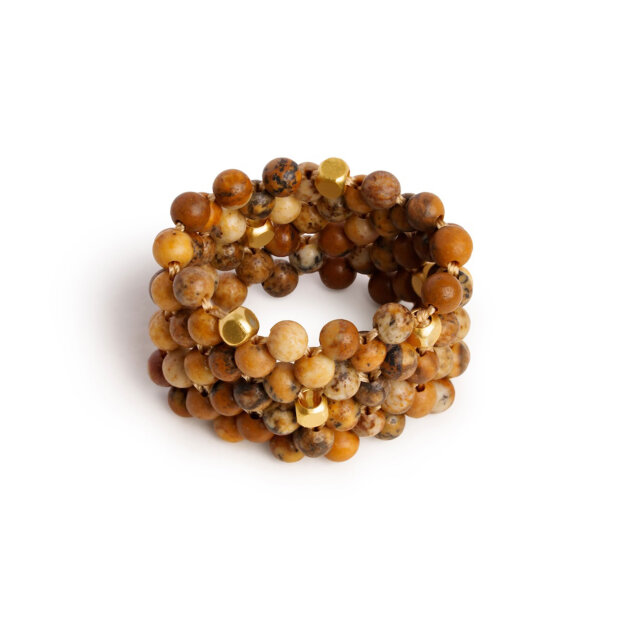 IBU JEWELS - RING BAMBI | DESERT JASPER