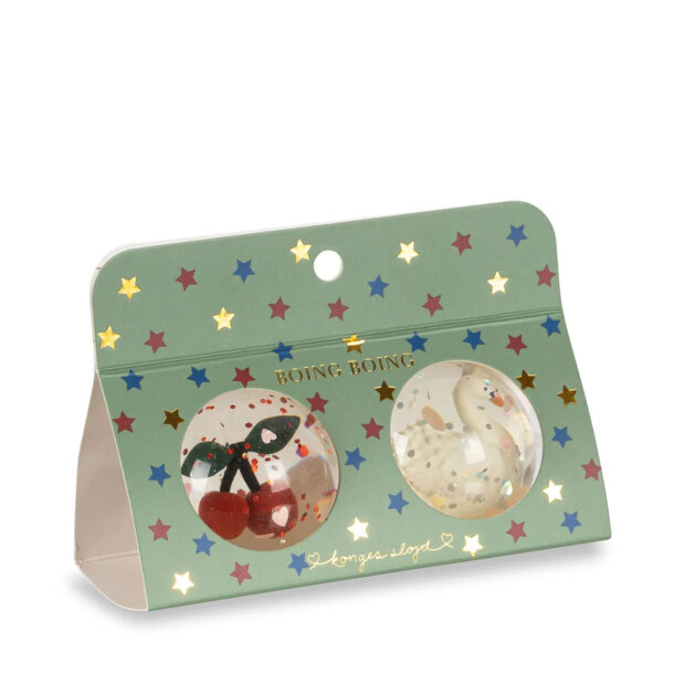 KONGES SLØJD - BOUNCING BALL SETS | CHERRY/SWAN