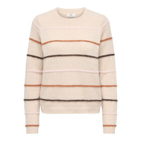 JDY - SIGRID LIFE L/S ON STRUC PULLOVER | CEMENT/CHALK