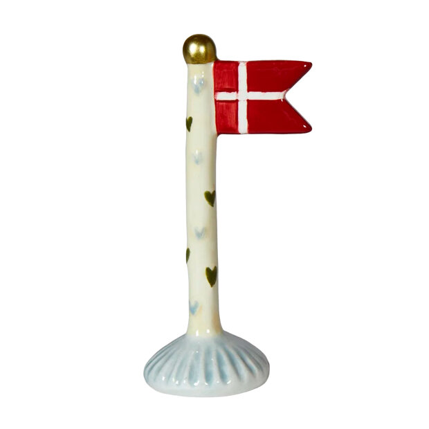 SPEEDTSBERG - FLAG M/HJERTER | YELLOW