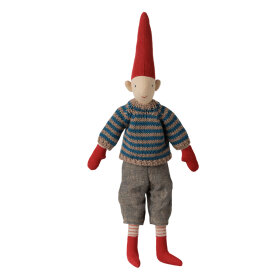 MAILEG - PIXY, STR. 2 - DRENG | STRIBET STRIKKET SWEATER