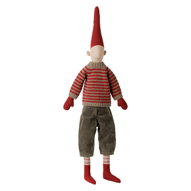 MAILEG - PIXY, STR. 3 - DRENG | STRIBET STRIKKET SWEATER