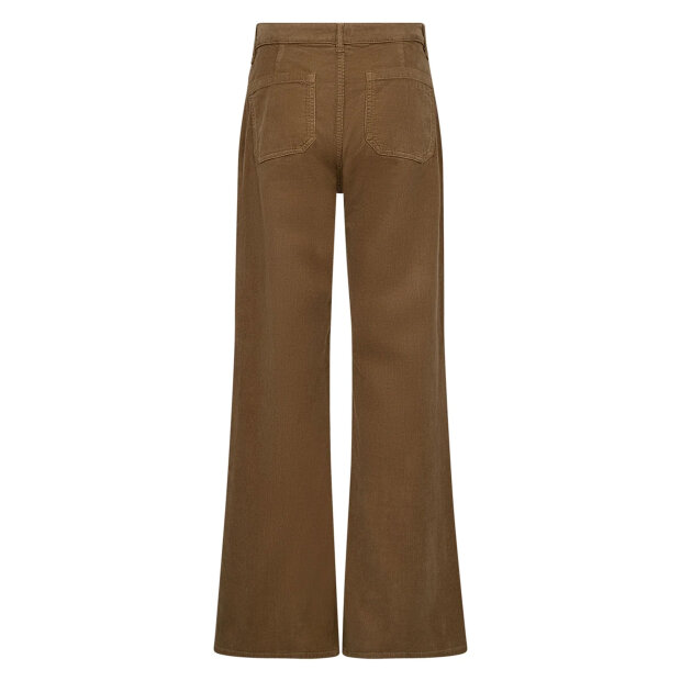 IVY COPENHAGEN - ABIGAIL 70'S JEANS BABY CORD | RUBBER BROWN