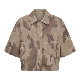 MARTA DU CHATEAU - QUARTZ JACKET | BEIGE CAMO