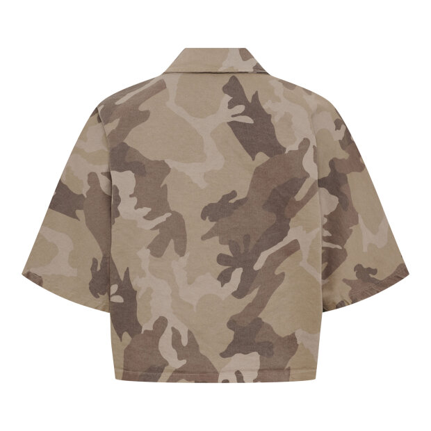MARTA DU CHATEAU - QUARTZ JACKET | BEIGE CAMO
