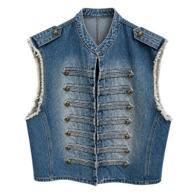 MARTA DU CHATEAU - HOLIDAY VEST | DENIM