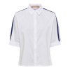 MARTA DU CHATEAU - BAMBI SHIRT | WHITE/NAVY MARTA DU CHATEAU - BAMBI SHIRT | WHITE/NAVY